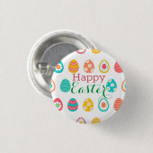 Niedliches Ostereig Button (Vorne & Hinten)