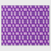 Niedliches Osterferien-Rabbit Geschenkpapier (Flach)