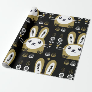 Niedliches Osterferien-Rabbit Geschenkpapier