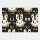 Niedliches Osterferien-Rabbit Geschenkpapier Set (Vorderseite 2)