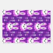 Niedliches Osterferien-Rabbit Geschenkpapier Set (Vorderseite)