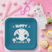 Niedliches Osterferien-Rabbit Pappteller (Party)