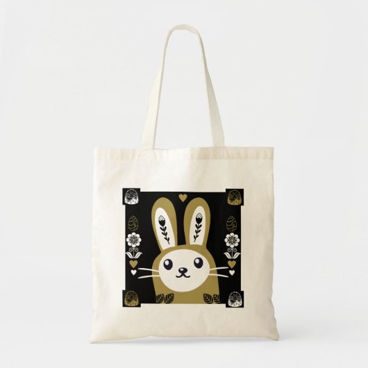 Niedliches Osterferien-Rabbit Tragetasche (Vorne)