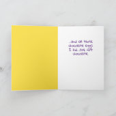 Niedliches Osterfleisch mit sonnigen Ohren-Foto Karte (Innenseite)