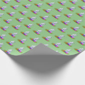 Niedliches Ostergeblasenes Geschenkpapier (Ecke)