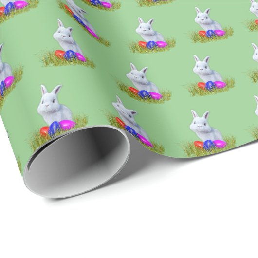 Niedliches Ostergeblasenes Geschenkpapier (Rolleneckpunkt)