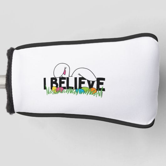 Niedliches Ostergeschenk Idee für den französische Golf Headcover (Vorderseite)