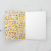 Niedliches Ostergestein Feiertagskarte (Innenseite)