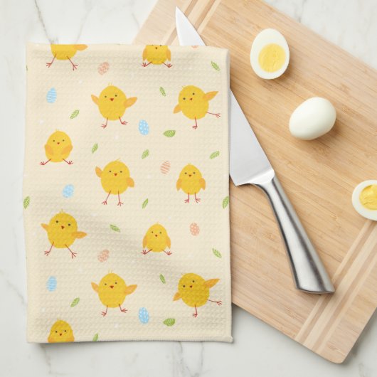 Niedliches Ostergestein Geschirrtuch (Viertel Falte)