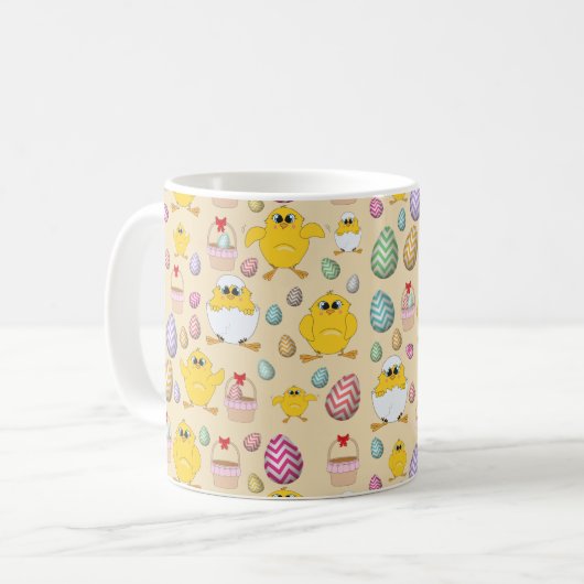 Niedliches Ostergestein Kaffeetasse (Vorderseite Links)