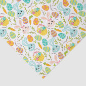 niedliches Osterhasen-Muster Seidenpapier (Ausschnitt)