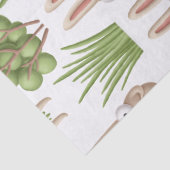 Niedliches Osterhasen- und Karottensterben Seidenpapier (Detail)