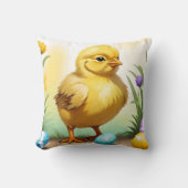 Niedliches Osterhühnchen 1, Ostern Kissen (Vorderseite)