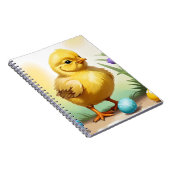 Niedliches Osterhühnchen 1, Ostern Notizblock (Rechte Seite)