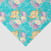 Niedliches Osterhühnchen-farbiges Muster Seidenpapier (Detail)