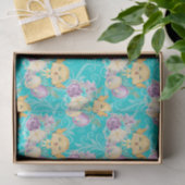 Niedliches Osterhühnchen-farbiges Muster Seidenpapier (Geschenk)