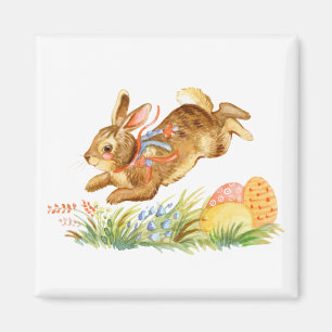 Niedliches Osterkaninchen Magnet