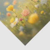 Niedliches Osterlamm auf einer Blume Seidenpapier (Detail)