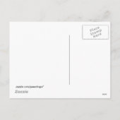 Niedliches Osterlamm und Eierkörbe Feiertagspostkarte (Rückseite)