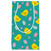 Niedliches Ostermuster Hühner Eier nach Maß Kleine Geschenktüte (Vorderseite)