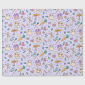 Niedliches Ostermuster-Papier Geschenkpapier (Flach)