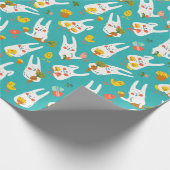 Niedliches Ostermuster-Papier Geschenkpapier (Ecke)