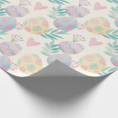 Niedliches Ostermuster-Papier Geschenkpapier (Ecke)