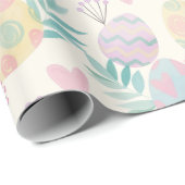 Niedliches Ostermuster-Papier Geschenkpapier (Rolleneckpunkt)