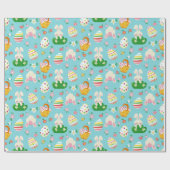 Niedliches Ostermuster-Papier Geschenkpapier (Flach)