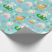 Niedliches Ostermuster-Papier Geschenkpapier (Ecke)