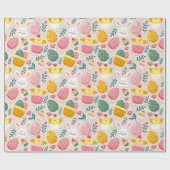Niedliches Ostermuster-Papier Geschenkpapier (Flach)