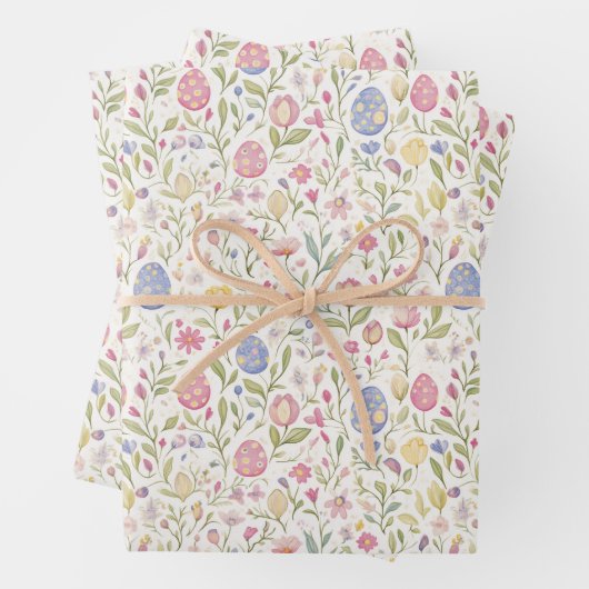 Niedliches Osterpapier Geschenkpapier Set (Beispiel)