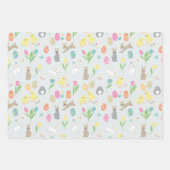 Niedliches Ostersonnenkaninchen Geschenkpapier Set (Vorderseite)