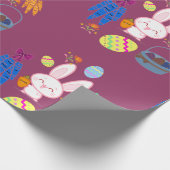 Niedliches Ostersonnenpapier Geschenkpapier (Ecke)