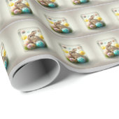 Niedliches Ostersonnenpapier Geschenkpapier (Rolleneckpunkt)