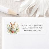 Niedliches Ostersonnenstöpel Rücksendeadresse (Insitu)