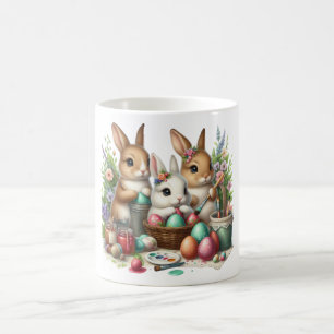 Niedliches, Ostersonnigen/Frühlingsholz-Party Kaffeetasse
