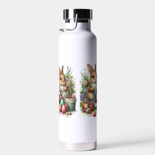 Niedliches, Ostersonnigen/Frühlingsholz-Party Trinkflasche (Rechts)