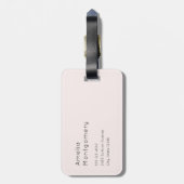 Niedliches Otter Couple in Liebe Gepäckanhänger (Rückseite vertikal)