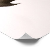 Niedliches Otter Couple in Liebe Poster (Ecke)