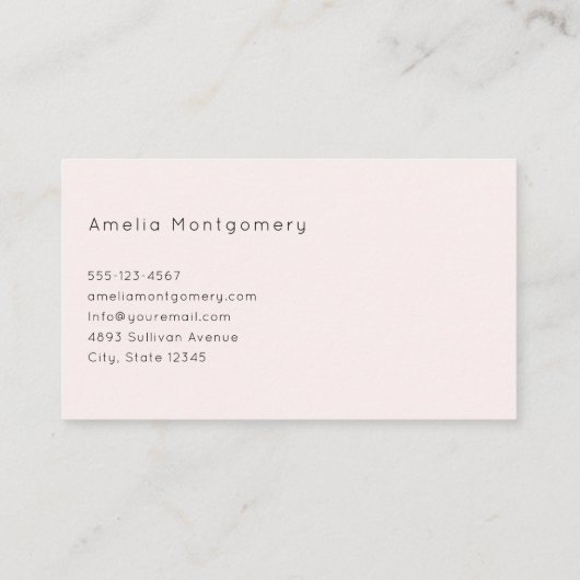 Niedliches Otter Couple in Liebe Visitenkarte (Rückseite)