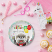 Niedliches Otter in Tuxedo | Happy Birthday Pappteller (Party)