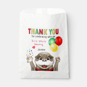 Niedliches Otter in Tuxedo Kindergeburtstag Viel Geschenktütchen