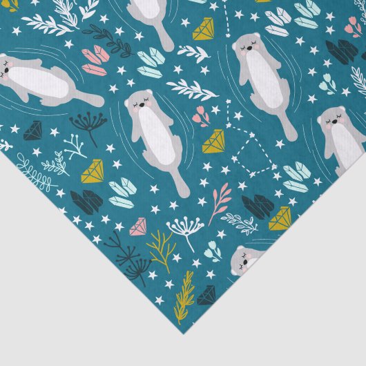 Niedliches Ottomaterial Seidenpapier (Ausschnitt)