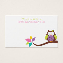 Niedliches OWL auf einer MOMY Advice Baby Showkart