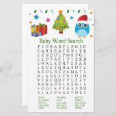 Niedliches Owl Baby Shooting Word Search Game (Vorne/Hinten)