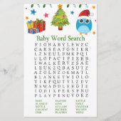 Niedliches Owl Baby Shooting Word Search Game (Vorderseite)