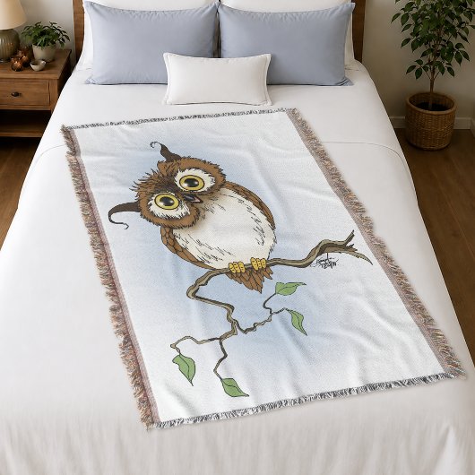 Niedliches Owl Brown Hoot Decke