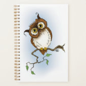 Niedliches Owl Brown Hoot Planer (Vorderseite)