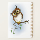 Niedliches Owl Brown Hoot Planer (Rückseite)